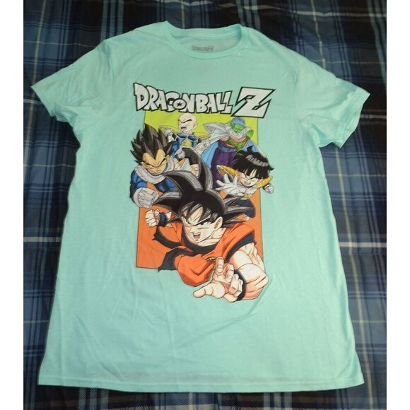 Dragonball Z Aqua T-Shirt Size Medium - Picture 1 of 4